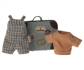 Clothes For Mouse - Overalls And Shirt In Suitcase