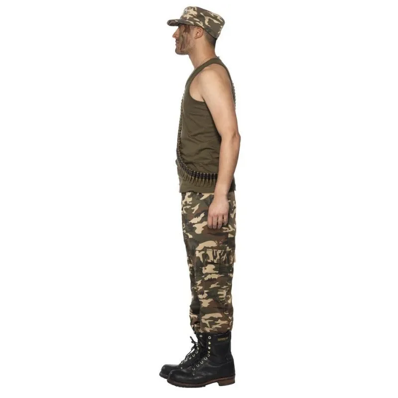 Deluxe Khaki Camo Men's Costume