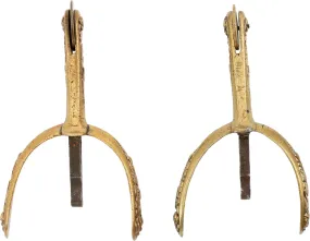 ENGLISH DRESS SPURS, VICTORIAN PERIOD