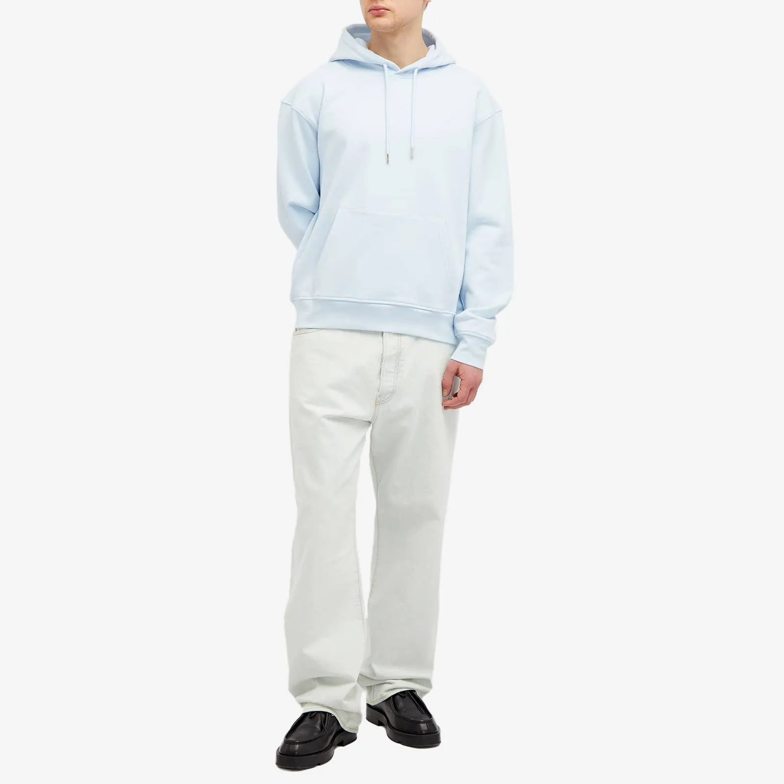 Jacquemus Brode Logo hoodie, light blue