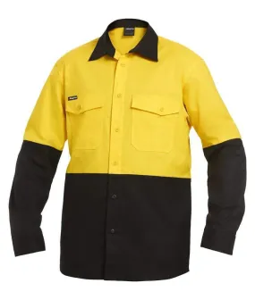 KingGee Workcool 2 Hi-Vis Spliced Work Shirt K54870