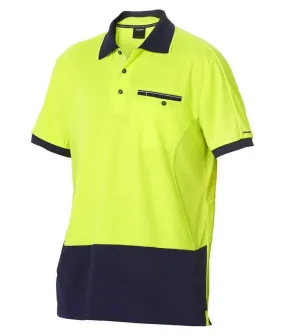 KingGee Workcool 2 Hyperfreeze Hi Vis Work Polo Shirt K54845