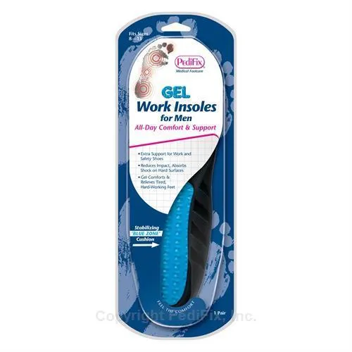 Men'S Gel Work Insoles